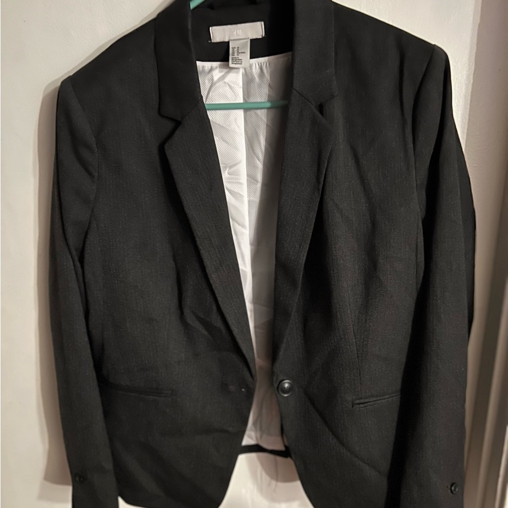 H&M Charcoal Blazer – Women’s Size 14